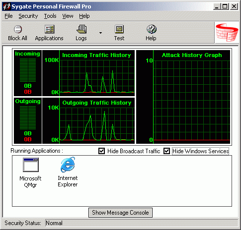Sygate Personal Firewall Pro Screenshot